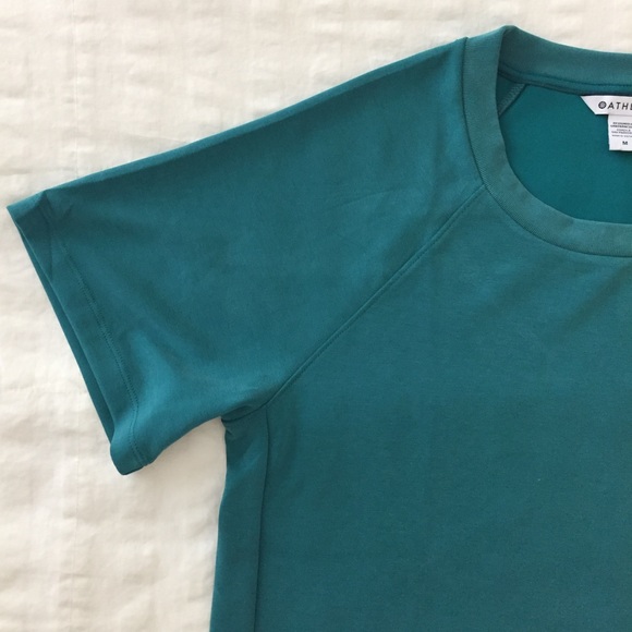 Athleta Green Seasoft Sweatshirt Tee - Picture 7 of 16